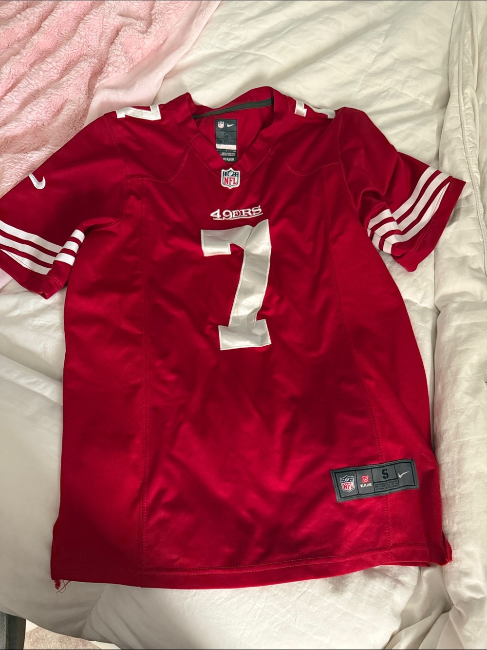 Kapernick Nike Red San Francisco 49ers #7 Football Jersey